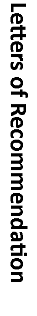 Text Box: Letters of Recommendation 